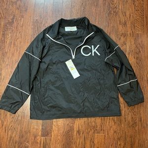 Calvin Klein mens windbreaker half zip